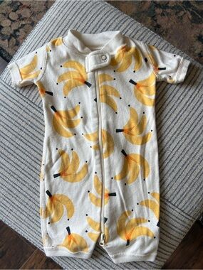Hanna Andersson baby 2-way zip shortie sleeper